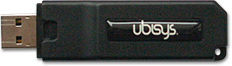 ubisys 13,56 MHz RFID USB Stick, schwarz, interne Antenne